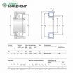 Rodamiento de rodillos cilíndricos NUP2305-ECML-C4-SKF