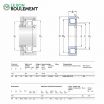 Rodamiento de rodillos cilíndricos NUP2307-ECP-SKF