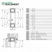 Rodamiento de rodillos cilíndricos NUP2326-E-M1-FAG
