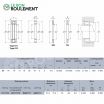 Rodamiento axial de rodillos cilíndricos 81111-T2-NTN