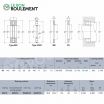 Rodamiento axial de rodillos cilíndricos 89316-NTN