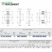 Rodamiento axial de rodillos cilíndricos AZ8010519-IKO