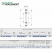 Rodamiento axial de rodillos cilíndricos AZK10013511-IKO