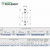 Rodamiento axial de rodillos cilíndricos AZK10019015-IKO