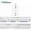 Rodamiento axial de rodillos cilíndricos AZK11014511-IKO