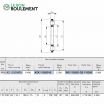 Rodamiento axial de rodillos cilíndricos AZK11020015-IKO