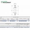 Rodamiento axial de rodillos cilíndricos AZK12015511-IKO