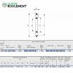 Rodamiento axial de rodillos cilíndricos AZK12017518-IKO