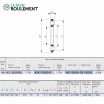 Rodamiento axial de rodillos cilíndricos AZK12022015-IKO