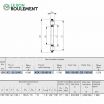 Rodamiento axial de rodillos cilíndricos AZK13018518-IKO