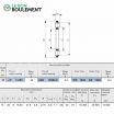 Rodamiento axial de rodillos cilíndricos AZK15283,5-IKO