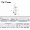Rodamiento axial de rodillos cilíndricos AZK17303,5-IKO
