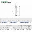 Rodamiento axial de rodillos cilíndricos AZK30475-IKO