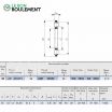 Rodamiento axial de rodillos cilíndricos AZK35525-IKO