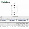 Rodamiento axial de rodillos cilíndricos AZK40606-IKO