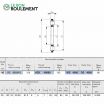 Rodamiento axial de rodillos cilíndricos AZK40689-IKO