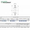 Rodamiento axial de rodillos cilíndricos AZK507811-IKO