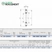 Rodamiento axial de rodillos cilíndricos AZK55786-IKO