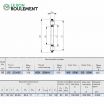 Rodamiento axial de rodillos cilíndricos AZK559011-IKO