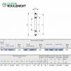 Rodamiento axial de rodillos cilíndricos AZK60857,5-IKO