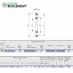 Rodamiento axial de rodillos cilíndricos AZK6510011-IKO