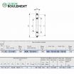 Rodamiento axial de rodillos cilíndricos AZK7511011-IKO
