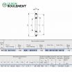 Rodamiento axial de rodillos cilíndricos AZK851107,5-IKO
