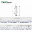 Rodamiento axial de rodillos cilíndricos AZK8512512-IKO