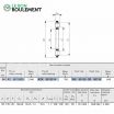 Rodamiento axial de rodillos cilíndricos AZK9013514-IKO