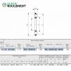 Rodamiento axial de rodillos cilíndricos AZK9016010-IKO