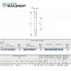 Arandela para rodamiento axial de rodillos GS110145-IKO