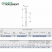 Arandela para rodamiento axial de rodillos GS120220-IKO