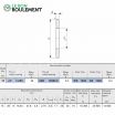 Arandela para rodamiento axial de rodillos GS1528-IKO