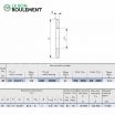 Arandela para rodamiento axial de rodillos GS4565-IKO