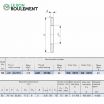 Arandela para rodamiento axial de rodillos GS5578-IKO