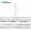 Arandela para rodamiento axial de rodillos GS60130-IKO