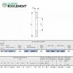 Arandela para rodamiento axial de rodillos GS6085-IKO