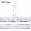 Arandela para rodamiento axial de rodillos GS65100-IKO