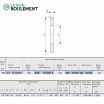 Arandela para rodamiento axial de rodillos GS75100-IKO