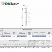 Arandela para rodamiento axial de rodillos GS80105-IKO