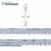 Arandela para rodamiento axial de rodillos GS81103-NTN