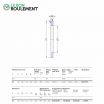 Arandela para rodamiento axial de rodillos GS81110-SKF