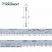 Arandela para rodamiento axial de rodillos GS81117-NTN