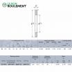 Arandela para rodamiento axial de rodillos GS81118-NTN