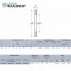Arandela para rodamiento axial de rodillos GS81210-NTN