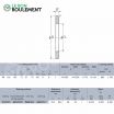 Arandela para rodamiento axial de rodillos GS81214-NTN