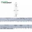 Arandela para rodamiento axial de rodillos GS81226-NTN