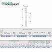 Arandela para rodamiento axial de rodillos GS85125-IKO