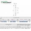 Arandela para rodamiento axial de rodillos GS90120-IKO