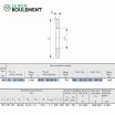 Arandela para rodamiento axial de rodillos GS90135-IKO